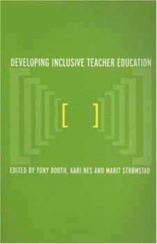 Paperback Developing Inclusive Teacher Education Book
