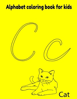 Paperback Alphabet coloring book for kids: Cc Cat Book