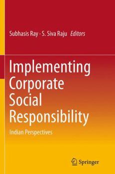 Paperback Implementing Corporate Social Responsibility: Indian Perspectives Book