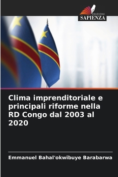 Paperback Clima imprenditoriale e principali riforme nella RD Congo dal 2003 al 2020 [Italian] Book