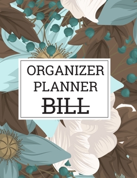 Paperback Bill organizer and planner: Simple Monthly Bill Payments Checklist Organizer Planner Log Book Money Debt Tracker Keeper Budgeting Financial Planni Book