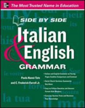 Paperback Side by Side Italian and English Grammar Book