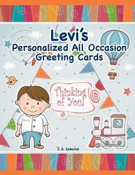 Paperback Levi's Personalized All Occasion Greeting Cards Book