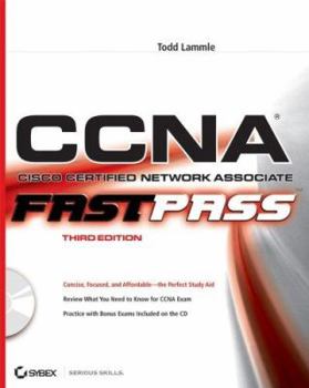 Paperback CCNA: Cisco Certified Network Associate: Fast Pass [With CDROM] Book