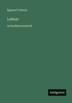 Paperback Leibniz: in Großdruckschrift [German] Book