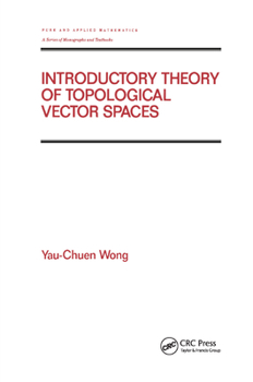 Paperback Introductory Theory of Topological Vector Spates Book