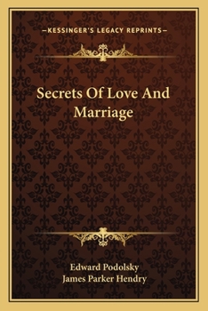 Paperback Secrets of Love and Marriage Book