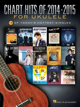 Paperback Chart Hits of 2014-2015 for Ukulele Book