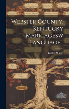 Webster County, Kentucky Marriagesw language=