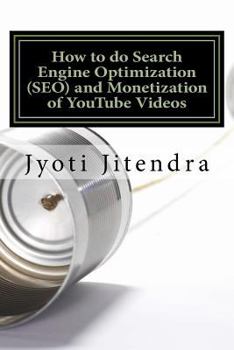 Paperback How to do Search Engine Optimization (SEO) and Monetization of YouTube Videos Book