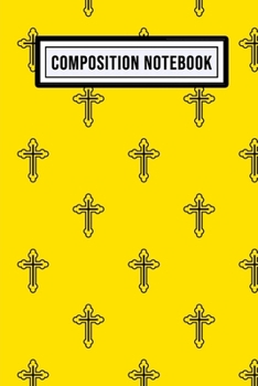 Paperback Christian Wide Ruled Composition Notebook: Christian Blank College Ruled Composition Notebook - 110 Pages - Pocket Size 6x9 Book