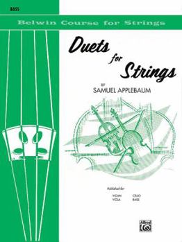 Paperback Duets for Strings, Bk 1: Bass (Belwin Course for Strings, Bk 1) Book