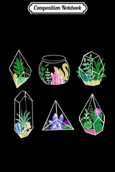 Composition Notebook: Pastel Goth Terrarium Succulent Cactus Family Kawaii  Journal/Notebook Blank Lined Ruled 6x9 100 Pages