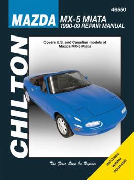 Paperback Chilton Mazda MX-5 Miata: 1990-09 Repair Manual Book