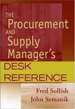 Hardcover The Procurement and Supply Manager's Desk Reference Book