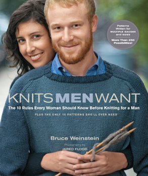 Paperback Knits Men Want: The 10 Rules Every Woman Should Know Before Knitting for a Man Plus the Only 10 Patterns She'll Ever Need Book