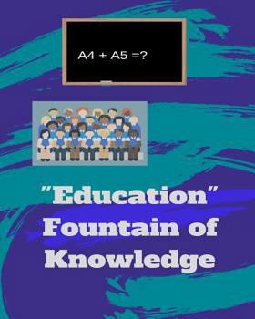 Paperback "Education" Fountain of Knowledge Book