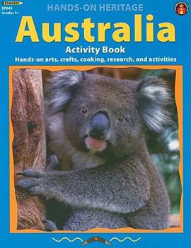 Paperback Australia Activity Book: Hands-On Arts, Crafts, Cooking, Research, and Activities Book