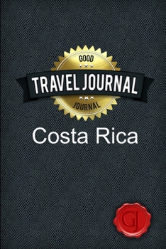 Paperback Travel Journal Costa Rica Book