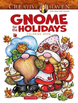 Paperback Creative Haven Gnome for the Holidays Coloring Book