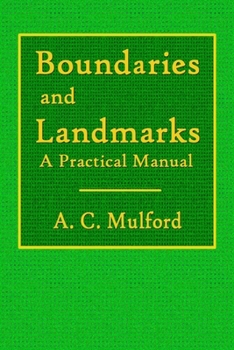 Paperback Boundaries and Landmarks - A Practical Manual Book