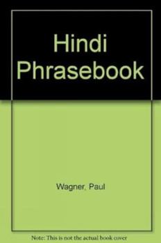 Paperback Hindi Phrasebook Book
