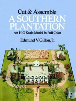 Paperback Cut and Assemble a Southern Plantation Book