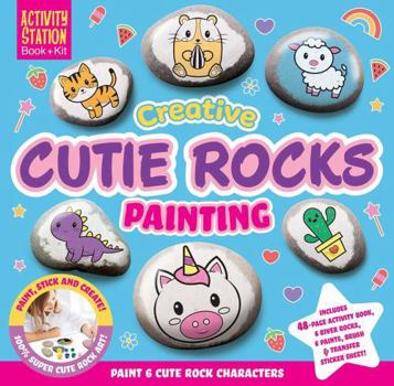 Paperback Creative Cutie Rocks Painting Book
