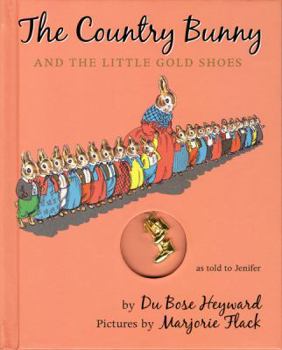 Hardcover The Country Bunny and the Little Gold Shoes [With Pendant] Book