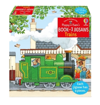 Poppy and Sam's Book and 3 Jigsaws: Trains - Book  of the Poppy and Sam
