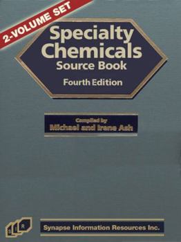 Hardcover Specialty Chemicals Source Book, Fourth Edition Book