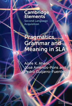 Hardcover Pragmatics, Grammar and Meaning in SLA Book