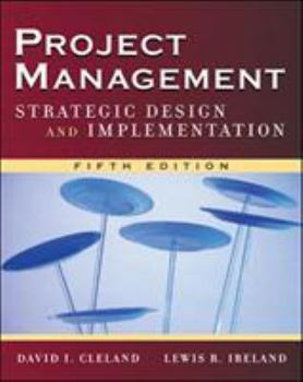 Hardcover Project Management: Strategic Design and Implementation Book