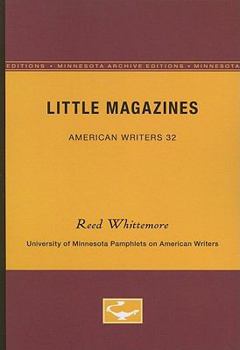 Paperback Little Magazines - American Writers 32: University of Minnesota Pamphlets on American Writers Book