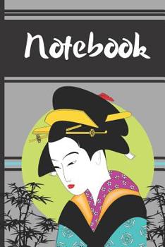 Paperback Notebook: Oriental Geisha Style Writing Gift - Lined NOTEBOOK, 130 pages, 6 x 9 Book