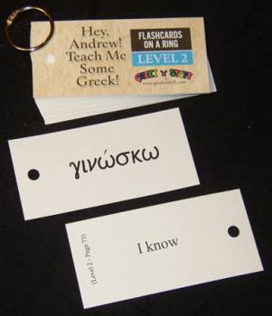 Paperback Hey, Andrew! Teach Me Some Greek! Level 2 Flashcards Book