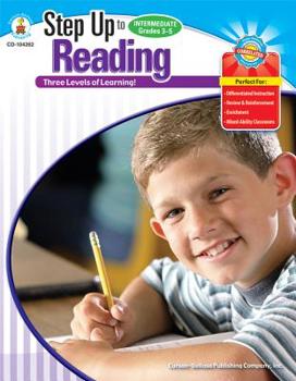 Paperback Step Up to Reading, Grades 3 - 5: 3 Levels of Learning! Book