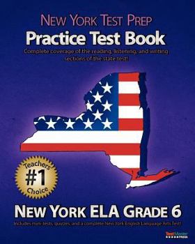 Paperback New York Test Prep Practice Test Book New York Ela Grade 6: Aligned to the 2011-2012 New York Ela Test Book