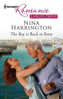 Mass Market Paperback The Boy Is Back in Town [Large Print] Book