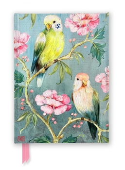Sophie Adde: Two Parakeets (Foiled Journal) (Flame Tree Notebooks)