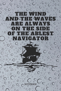 Paperback Notebook: Sailing and Boating Sea and Ocean Travel Planner / Organizer / Lined Notebook (6" x 9") Book