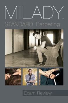 Paperback Exam Review for Milady Standard Barbering Book