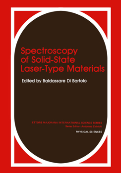 Hardcover Spectroscopy of Solid-State Laser-Type Materials Book