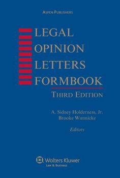 Hardcover Legal Opinion Letters Formbook Book