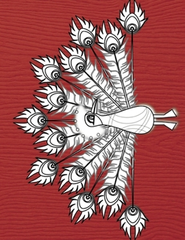 Notebook: 8.5 x 11 inches, lined paper, 110 pages (peacock notebook/journal/composition book).