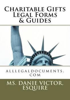 Paperback Charitable Gifts Legal Forms & Guides: alllegaldocuments.com Book