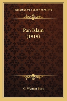 Paperback Pan Islam (1919) Book