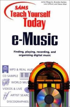 Paperback Sams Teach Yourself e-Music Today Book