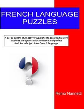 Paperback French Language Puzzles Book