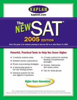 Paperback Kaplan New SAT 2005 Book